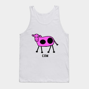 Pink Cow Tank Top